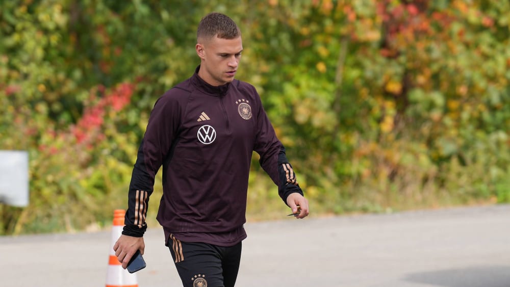 Not on the training field: Joshua Kimmich.