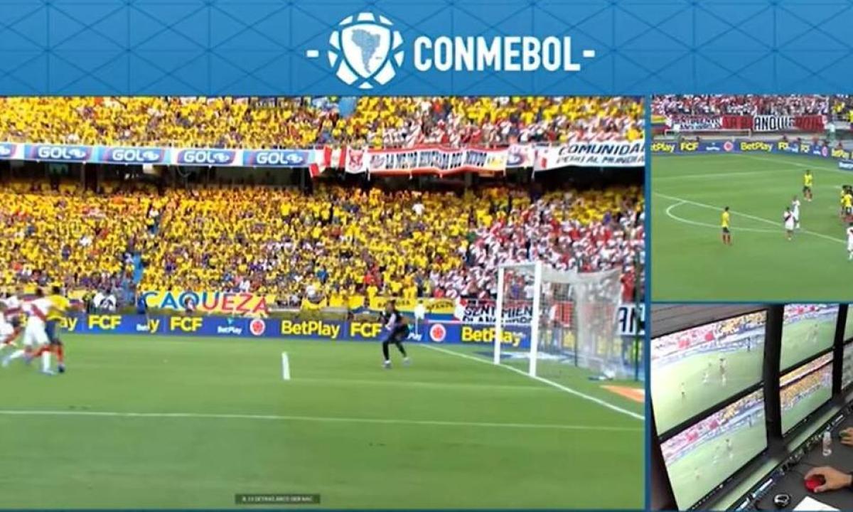 VAR analysis in the Colombia vs. match  Peru